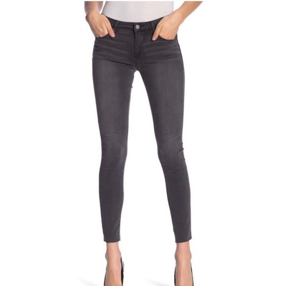 Articles of Society Mya Charcoal Skinny Jeans Gray Stretch Low Rise - Picture 1 of 10